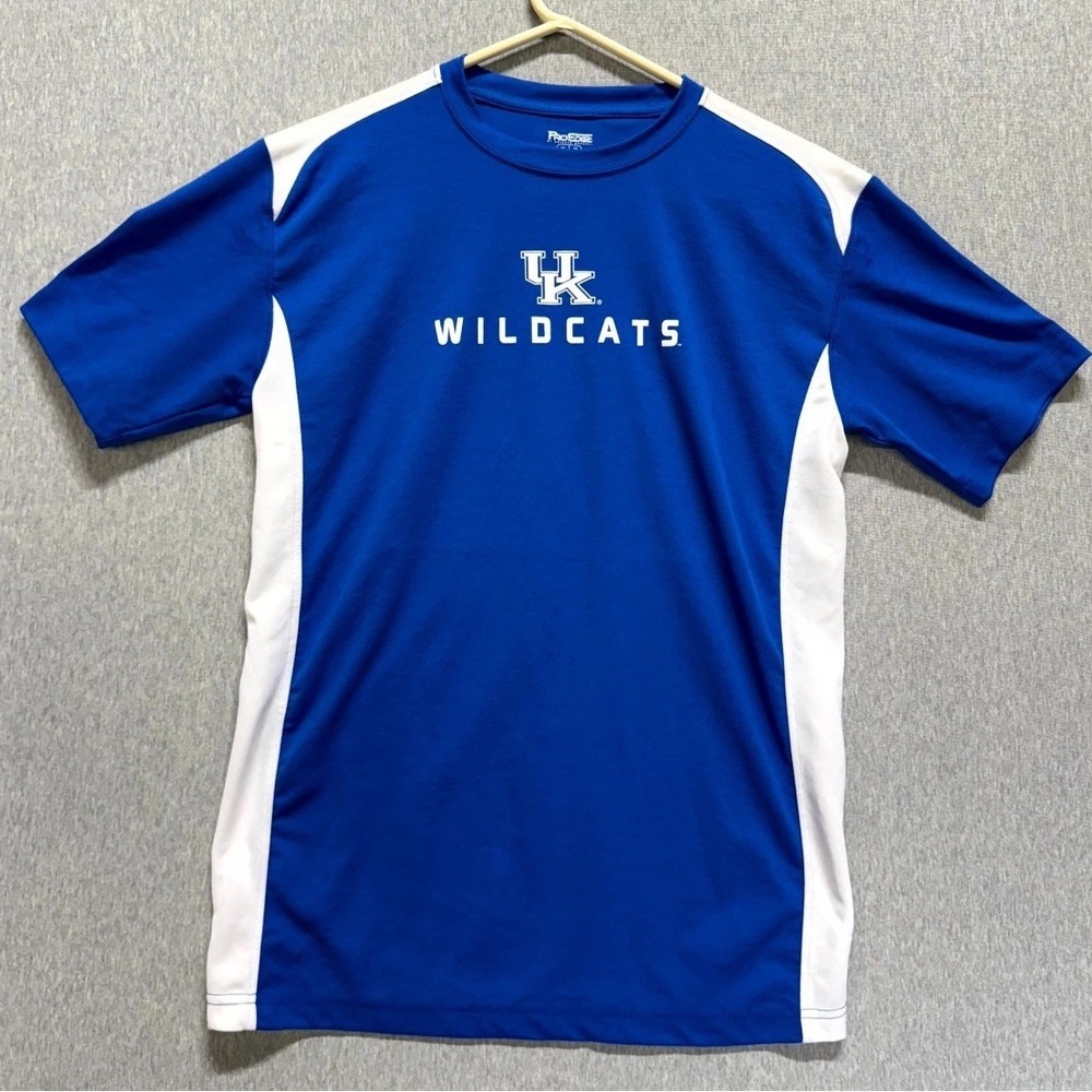 Pro Edge Kentucky Wildcats Football Team Shirt Men Medium Blue White Mesh Detail